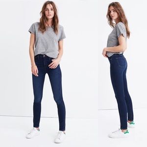 Madewell High-Rise Skinny Jeans in Hayes Wash